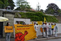  Protestaktion gegen das Endlagersuchgestez - 03.07.13, Stuttgart