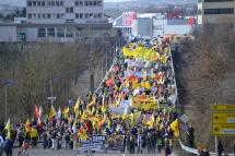  Fukushima - keine Entwarnung! | Demo Neckarwestheim 08.03.2015