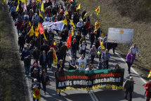  Fukushima - keine Entwarnung! | Demo Neckarwestheim 08.03.2015